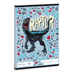 Ars Una A5-ös sima füzet – Raptor