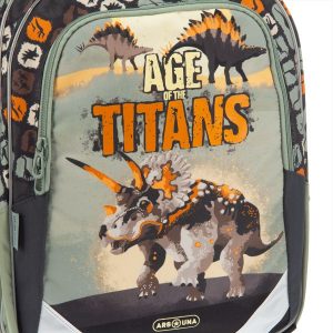 Ars Una dinoszauruszos ergonomikus iskolatáska, hátizsák – Age of Titans