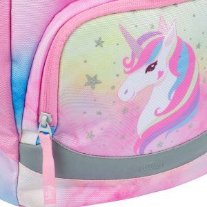 BAAGL Airy unikornisos ergonomikus iskolatáska – Rainbow unicorn