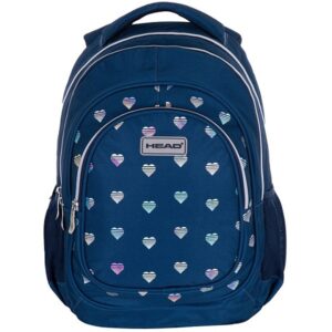 HEAD ergonomikus iskolatáska, hátizsák 39 cm – Szívecskés