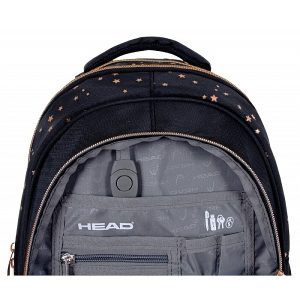 HEAD unikornisos ergonomikus iskolatáska, hátizsák 39 cm – Gold