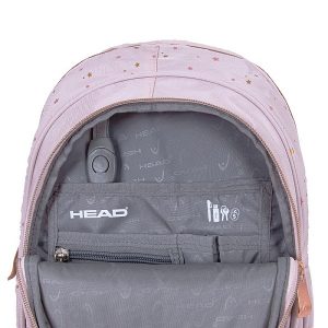 HEAD unikornisos ergonomikus iskolatáska, hátizsák 39 cm – Rose Gold