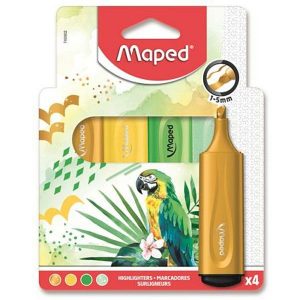 MAPED szövegkiemelő filctoll 4 db-os készlet – többféle