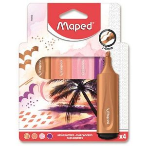 MAPED szövegkiemelő filctoll 4 db-os készlet – többféle