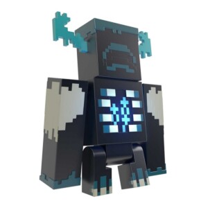 Minecraft Warden akciófigura fénnyel és hanggal