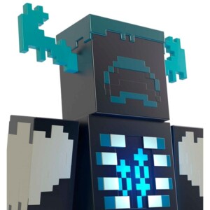 Minecraft Warden akciófigura fénnyel és hanggal