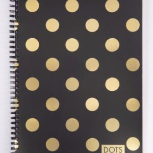 Oxybag spirálfüzet A4 – vonalas – Dots Gold