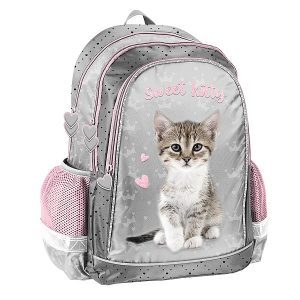 Paso Cicás ergonomikus iskolatáska, hátizsák – Sweet Kitty