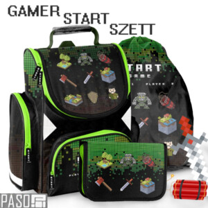 Paso gamer iskolatáska SZETT – START