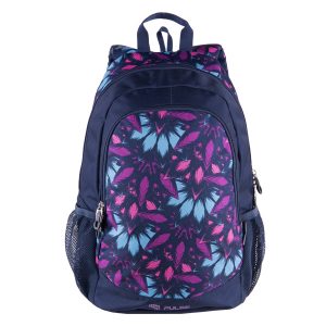 PULSE virágos iskolatáska, hátizsák Cots – Blue Flower