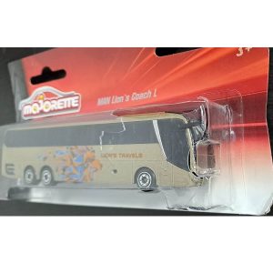 Sérült csomagolással – Majorette MAN City – Lion’s Travels busz