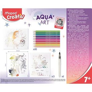 MAPED CREATIV Unikornisos színező készlet akvarell ceruzával