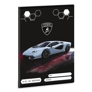 Ars Una A5-ös kockás füzet – Lamborghini Countach