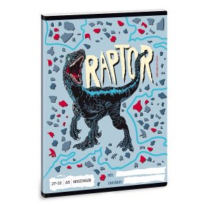 Ars Una A5-ös kockás füzet – Raptor