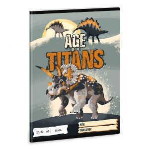 Ars Una A5-ös sima füzet – Age of Titans