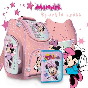 Minnie ergonomikus iskolatáska SZETT – Sparkle