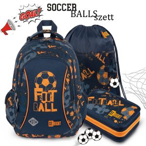 St. Right focis iskolatáska SZETT – Soccer Balls