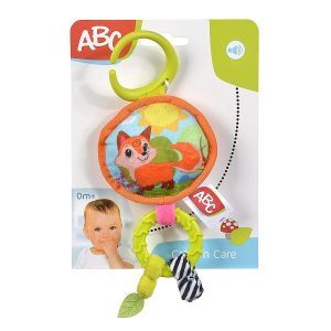 ABC Baby függeszthető plüss csörgő és rágóka – Róka