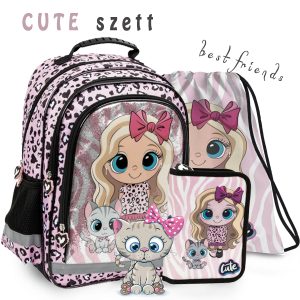 Best Friends iskolatáska hátizsák SZETT – Cute