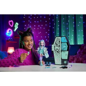 Monster High Szörnyen jó barátok titkai Rémbuli baba – Lagoona Blue