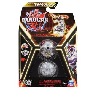 Bakugan Core kombinálható golyó 1 db-os – átlátszó Titanium Dragonoid – Combine & Brawl