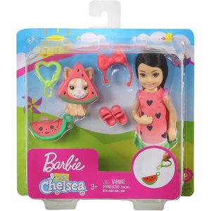 Barbie Chelsea baba jelmezben – dinnyés