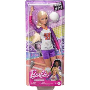 Barbie Sportoló baba – röplabdázó