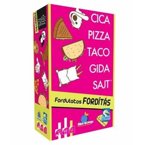 Cica, pizza, taco, gida, sajt társasjáték – Fordulatos fordítás