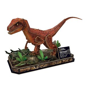 CubicFun 3D dínós puzzle – Velociraptor