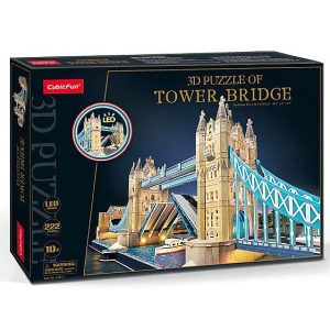 CubicFun 3D LED puzzle 222 db-os London Tower Bridge