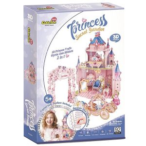 CubicFun 3D puzzle 92 db-os – A hercegnő titkos kertje