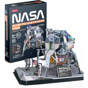 CubicFun NASA 3D puzzle – Apollo 11 Eagle holdkomp
