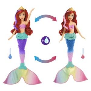Disney Hercegnők úszó Ariel baba színváltós uszonnyal