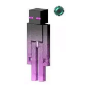 Minecraft Craft-A-Block figura – Enderman portál elemmel