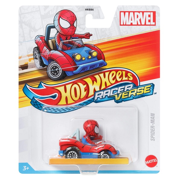 Hot Wheels Race Verse Marvel gyűjthető kisautó - Spiderman - Gyerekajándék