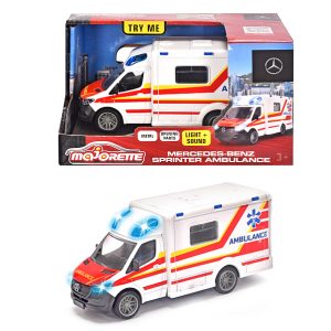 Majorette Mercedes Benz szirénázó mentőautó