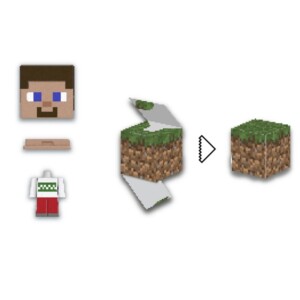 Minecraft adventi naptár – Minecraft MOB head Mini