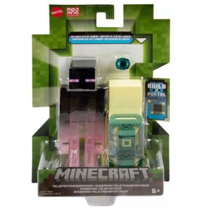 Minecraft Craft-A-Block figura – Enderman portál elemmel