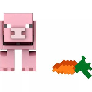 Minecraft Craft-A-Block figura – Pig portál elemmel