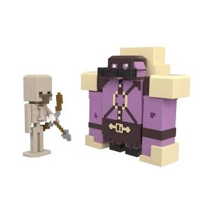 Minecraft Legends akciófigura szett – Pigmadillo vs Skeleton