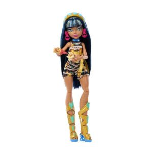 Monster High Szörnyen jó barátok titkai Rémköznapok baba – Cleo