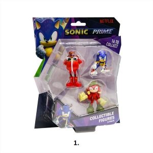Sonic Prime figura készletek 3 db-os