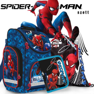 Pókember ergonomikus iskolatáska SZETT – Wall-Crawler