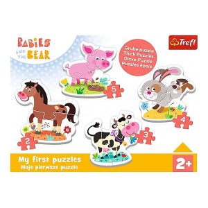 Trefl Első baby puzzle táskában – Egy farmon