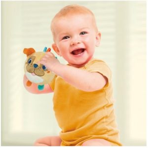 Clementoni Baby plüss csörgő labda – Madár