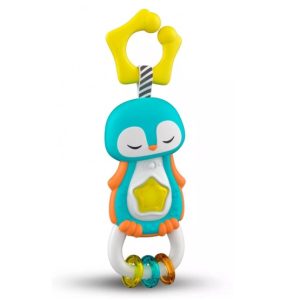Clementoni Baby zenélő, világító csörgő – pingvin