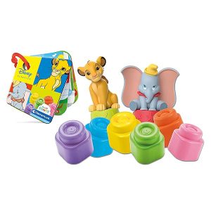 Clemmy Baby Simba és Dumbo játékszett lapozgatóval