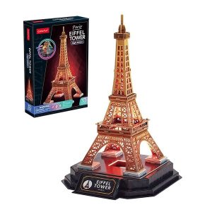 CubicFun 3D LED puzzle 51 db-os Eiffel torony