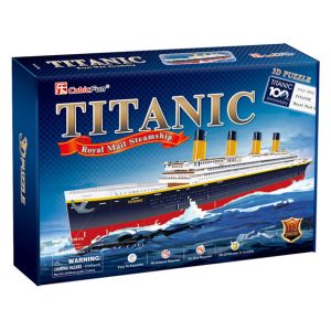 CubicFun 3D puzzle 113 db-os Titanic