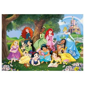 Disney hercegnők 104 db-os puzzle – Clementoni Supercolor